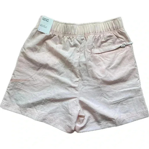 NWT NIKE Women's Swoosh Woven Easy Shorts Hybrid Beach Pink DM6752 Size S - Picture 2 of 6
